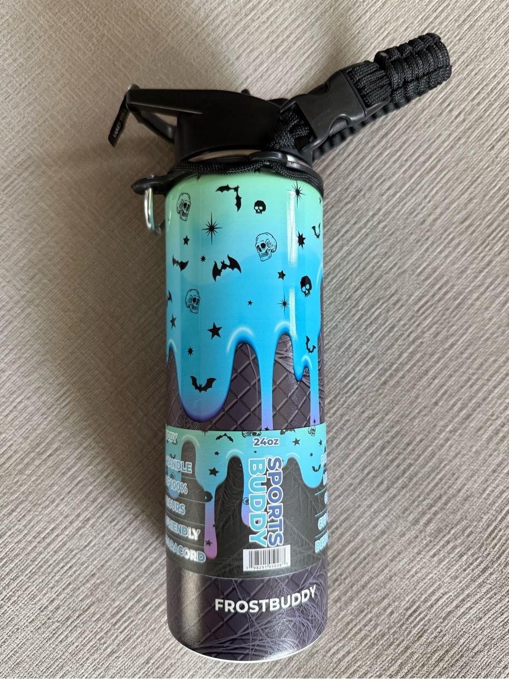 FrostBuddy Sports Buddy 24oz Insulated Water Bottle - Aqua Gradient